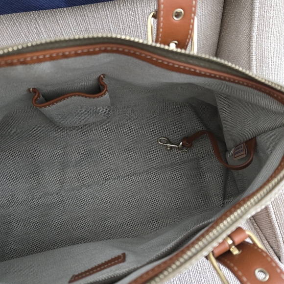 DOONEY & BOURKE NWOT PEBBLE LEATHER SATCHEL w/ coin purse - Picture 10 of 10